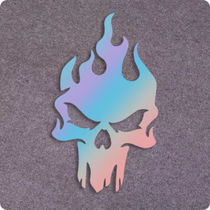 Stiker Tengkorak Api Berbahan Vinyl Anti Air Sticker Cutting Ghost Rider