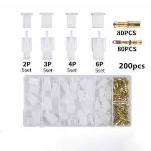 ขั้วต่อสายไฟ รถ 124/200/380pcs หัวขั้วเชื่อมต่ออัตโนมัติ ขั้วเสียบสายไฟ ปลั๊กหางปลา ขั้วต่อปลั๊กรถยนต์ 2/3/4/6/9 ปลั๊กช่องพลาสติก ปลั๊กขั้วต่อสายไฟ หัวขั้วสำหรับรถจักรยานยนต์รถยนต์ไฟฟ้าขนาด2.8Mm ชุดปลั๊กเทอร์มินัล ชายหญิง ขั้วต่อสายไฟรถยนต์