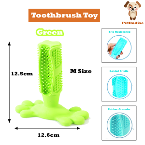 PETRADISE Dog Toothbrush Toy - Pet Molar/Tooth Cleaning/Brushing Stick/Dental Care Pet Toys