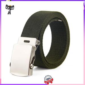 Military Tactical Belt Men Nylon Quick Release Automatic Buckle Belt Heavy Duty Work Waistband with Elastic Stretch for Outdoor Hiking Camping Training Casual Daily Use Durable
