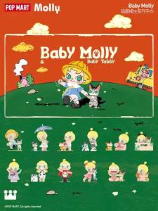 POPMART Baby Molly baby tabby Series Figures Figures pop mart molly blind collection action figure decorative gift