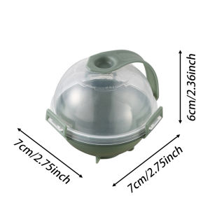 แม่พิมพ์ซิลิโคนทำพิมพ์น้ำแข็งทรงกลมแม่พิมพ์ลูกบอลน้ำแข็งเกรดอาหารใช้ในฤดูร้อนเครื่องมือปั้นก้อนน้ำแข็งเครื่องดื่มนมกาแฟได้อย่างสะดวก