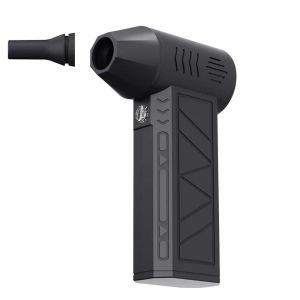 SHENS465 Với đèn pin Quạt tăng áp 130000 vòng/phút Mét/giây 35 tốc độ gió Mạnh mẽ Quạt phản lực công suất cao Làm sạch Máy thổi bụi Máy hút bụi khí nén