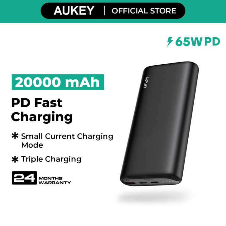 AUKEY PB-Y37 20,000mAh 65W Power Delivery Powerbank Fast Charge