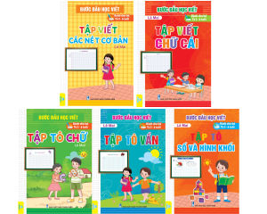 Sách - Combo 5 Quyển Bước đầu học viết ( Lê Mai ) - Ndbooks