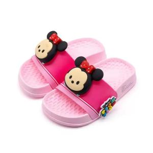 Christmas gifts Summer Children Slippers Baby Boy Girl Cartoon Frozen Elsa Mickey Minnie Mouse Print Kids Soft Indoor Non-slip Home Beach Shoes