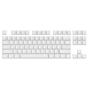 Original Profile 87Key PBT Blank Keycaps Minimalist White PBT Materials for Mechanical Keyboards Enthusiasts
