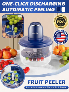 [50S Fast Peeling Precise Control Without Waste] Portable Automatic Fruit Peeler/Safe No Hurt Hands Home Electric Grape Peeler Stainless Steel Blade for Kitchen Home Use