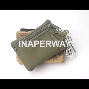 Outdoor Mini Portable EDC Gadgets Molle Pouch Key Wallet Travel Zipper Belt Bag Tactical Purses Hunting Hiking Waist Wallet