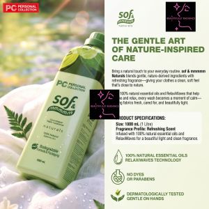 sof & mmmmm Eternity Concentrated Fabric Conditioner 1000ml Personal Collection Beautifully