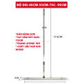 Lau Cây Nhà YingBang Cỡ Lớn Làm Từ Hợp Kim Nhôm Tay Cầm Thanh Inox 115cm Kích Thước Cây Lau Nhà Từ 45cm Đến 95cm. 