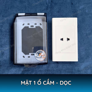 Ổ cắm chống nước - Bộ ổ cắm có nắp che mưa chống nước Sino Vanlock S18 chính hãng