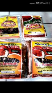 Abon Biawak Asli Bu Aminah kualiatas terjamin asli 100 % 50 gram