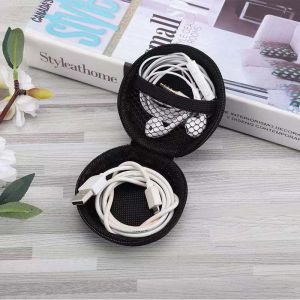Túi Đựng Nhiều Màu Hộp Đựng Tiền Xu Thẻ Nhớ Tai Nghe Chống Áp Lực Cầm Tay Hộp Đựng Cáp USB Tai Nghe [Cchoice]