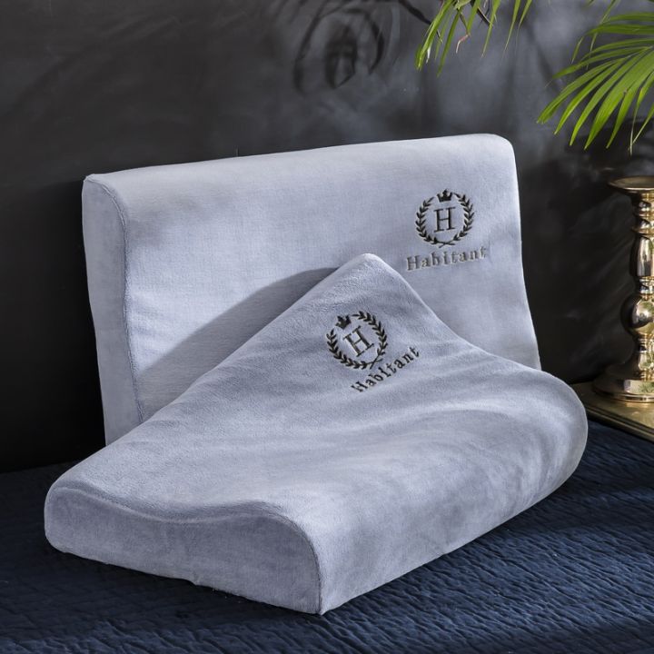 SUNLIGHT%20HOME%20Velvet%20Latex%20Pillowcase%2010%20Colors,Memory%20Foam%20Pillow%20Case%20,Embroidered%20Pillowcase%20-%20Image%203