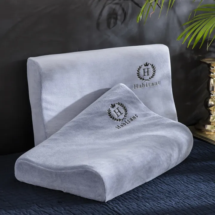 SUNLIGHT%20HOME%20Velvet%20Latex%20Pillowcase%2010%20Colors,Memory%20Foam%20Pillow%20Case%20,Embroidered%20Pillowcase%20-%20Image%203
