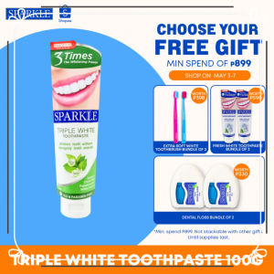 SPARKLE Triple White Healthy Whitening Toothpaste 100g