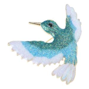 Stylish Bird Brooch for Men and Women Exquisite Rhinestones Animal Pins Modern Accessories for Everyday Wear