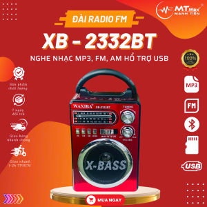 Đài Radio Bắt Sóng Tốt XB 2332 BT – Hỗ Trợ Sóng FM/AM Thẻ Nhớ Bluetooth Nghe nhạc nghe đài mọi nơi