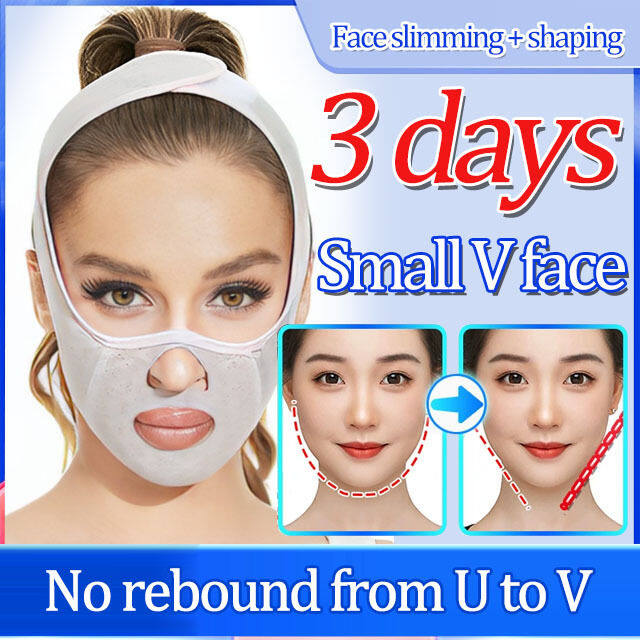 Viviking Thin V face mask bandage decree pattern double chin lifting ...