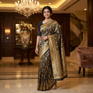 BEAUTIFUL RICH PALLU & JACQUARD PATTERN WORK SAREE COLLECTION FOR WOMEN