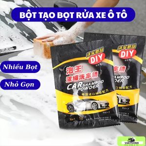 GÓI BỘT PHA VỆ SINH DẦU MỠ XE Ô TÔ - BỘT PHA RỬA XE NHỎ GỌN LOẠI SẠCH VẾT BẨN Ô TÔ