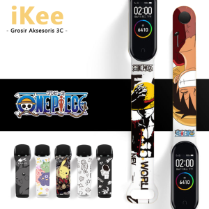 Mi Band 3 4 5 6 Kartun Cetak Tali Silikon Tali Lembut Miband TPU