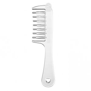ZEIIE Transparent Scalp Liquid Applicator Comb Ball Bearings 7-Tooth Root Treatment Comb Professional Precise Liquid Guiding Scalp Massager Comb Hair Care Tool
