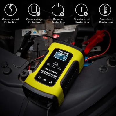 Cas Aki charger Accu Motor Mobil repair battery Automatic smart 12V 5A
