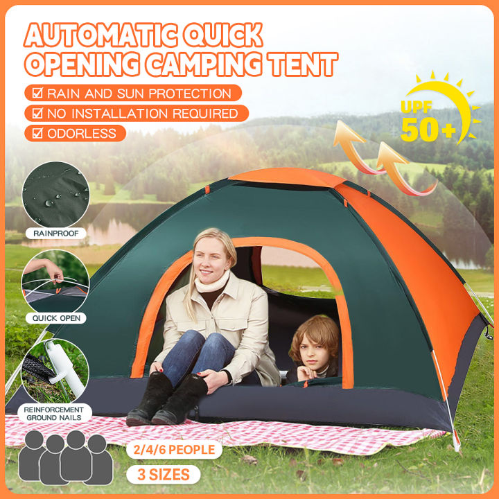 Camping Tent Instant Portable Tent Automatic Pop Up Camping Tent Beach ...