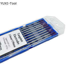 10pcs/WT20 Red WC20 Gray 1.6*150 2.0*150 2.4*150 3.0*150 3.2*150 thoriated tungsten electrode head for welding machine tungsten pin/rod/tungsten carbide electrode