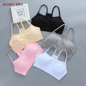 MOMO 8-16Yrs Baby Bra Soft Cotton Girls Training Bra Kids Sports Bra Children Underwear