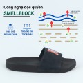 Dép quai ngang slipper Gấu Bặm Trợn cao cấp nam, nữ HISHOO siêu nhẹ da bò thật thời trang size 36-45 U113. 