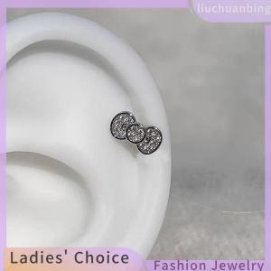 [COD] liuchuanbing Jewellery Tinh Tế Dễ Thương Sáng Bóng Kim Cương Bow Vít Bông Tai Cho Phụ Nữ Cô Gái Bạc Màu Sắc Ngọt Ngào Nhỏ Stud Bông Tai Bên Đồ Trang Sức Phụ Kiện