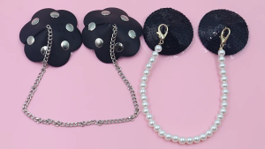 Tái sử dụng Sequins miếng dán ngực pasties núm vú dán Silicone dính cánh hoa vú miếng dán ngực cho nữ phụ nữ Quà Tặng