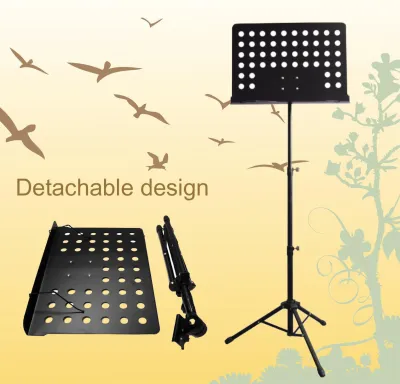 Music-stand-heavy-duty Conductors Music Stand for Sheet & Book Music Food Menu Stand