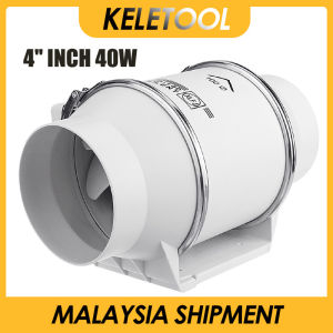Duct Fan Inline Ventilation Exhaust Fan 280 CFM Duct Intake Fan High Efficiency Air Fan for Duct Vent Bathroom Kitchen Grow Tent Hydroponics