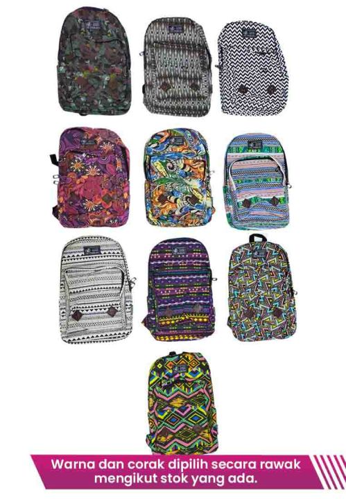 Hari Hari NO PROBLEM Backpack Beg Sekolah 174768 Lazada