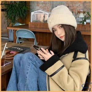 Follow Get More【Metonna】 Solid Color Hats Autumn Winter Warm Cap For Women Girls Simple Outdoors Warm Caps Fashion Versatile Daily Casual Caps Gifts