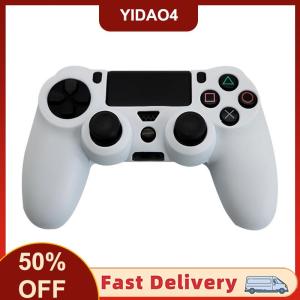【YIDAO4】 Mềm Silicone bảo vệ kiểm soát bìa cho Playstation 4 điều khiển da PS4 gamepad Trường hợp với phím điều khiển Grip mũ