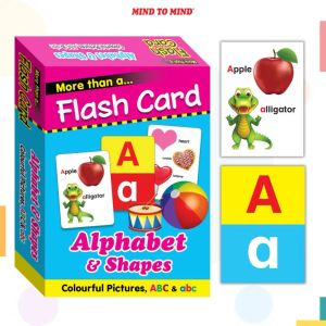 [CH] Mind to Mind - Flash Card Alphabet animals food Size 13.5x19 cm 32 cards For Kids Preschool