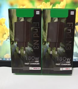 Charger OPP FIND N3 Full Black 180W Super VOOC Support Fast Charging