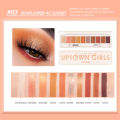FOCALLURE Smooth Highly Pigmented easy to blend 10 Shades 4 Textures Palette With Dual-ended Brush & Mirror Eye Shadow Palette. 