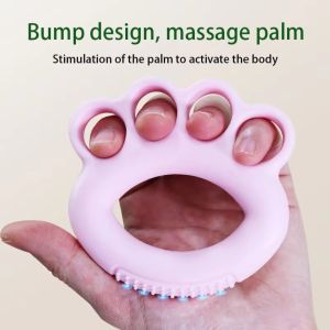 AAYEYIH Silicone Material Hand Grip Trainer Ergonomic Design Adjustable Resistance Hand Exerciser Practical Lightweight Build Muscle Workout Tool For Fitness Gym