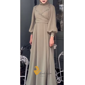 AG Rafifah dress wanita ceruty babydoll full puring model terbaru kekinian baju kondangan wanita dress bridesmaid gaun pesta baju muslim gamis wanita variasi payet gamis tangan balon baju dress cewek elegan simple murah bisa COD-KL