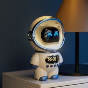 Loa Bluetooth Phi Hành Gia Đẹp mắt có đồng hồ báo thức tích hợp Astronaut AI DODO - âm thanh sống động - Home and Garden