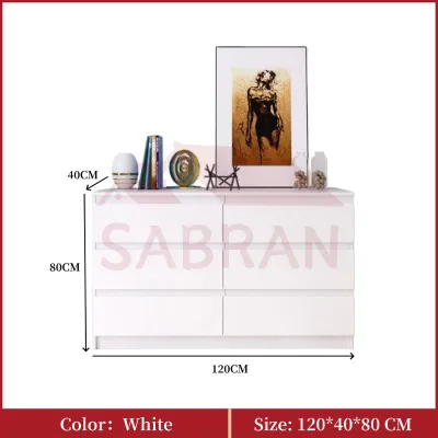 SABRAN Drawer Cabinet 3/4 Layers Chest Drawers Multifunctional Storage Cabinet