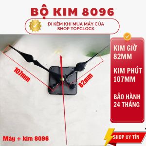 Máy Đồng Hồ Treo Tường Taiwan M3288 Quartz – Kim Giật – Trục 5.5mm – Chính Hãng Bảo Hành 12 Tháng
