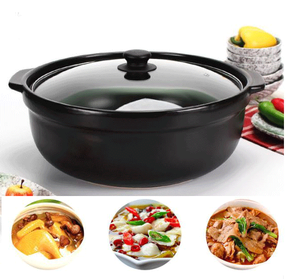Nồi Đất Kho Thịt Nắp Kính giữ nhiệt (Loại Dày) | Lazada.vn