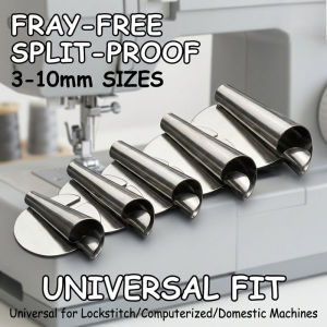 Spiral Hemmer Foot Sewing Machine Stainless Steel Multiple Sizes Easy Install Fabric Hemming Tool